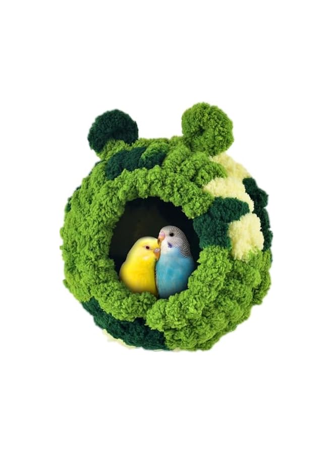 Bird Nest, Parrot Breeding House Conure Snuggle Hut for Budgie, Parakeet, Cockatiel, Conure, Lovebird, Canary, Finch, Hamster, Small Pets - Image 1